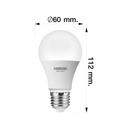 หลอด LED NAGAS SAVE BULB 9 วัตต์ DAYLIGHT E27 แพ็ก 4 ชิ้น_3