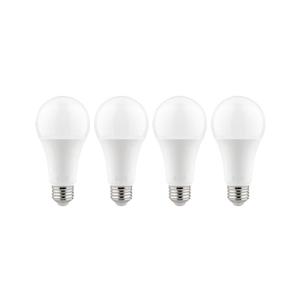 หลอด LED L&E A60 BULB 18 วัตต์ DAYLIGHT E27 แพ็ก 4 ชิ้น