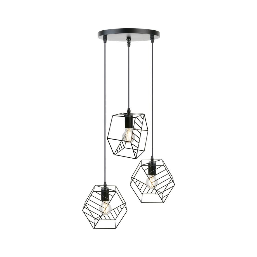 ไฟช่อ LUMAX 01-02936 สีดำ 3 หัว