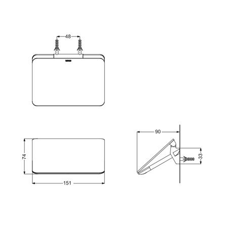 ที่ใส่กระดาษชำระ TOTO YH902 สีโครม_2