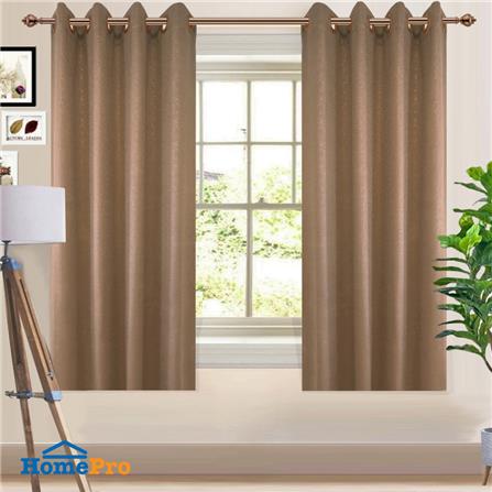 ผ้าม่าน EYELET HOME LIVING STYLE PROTEA UV 140X160 ซม. สีน้ำตาล_5