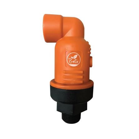 แอร์วาล์วไล่อากาศ TOWAI 2 นิ้ว สีส้ม/ดำ_0