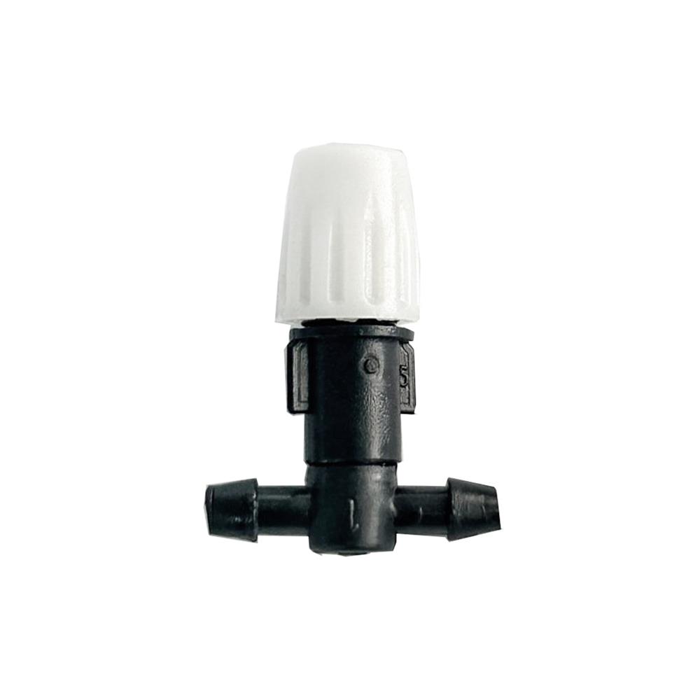 หัวพ่นหมอก 1 ทาง ปรับได้ พร้อมตัวต่อ 3 ทางสายไมโคร 5/7 มม. TOWAI แพ็ก 10 ชิ้น