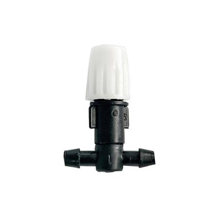 หัวพ่นหมอก 1 ทาง ปรับได้ พร้อมตัวต่อ 3 ทางสายไมโคร 5/7 มม. TOWAI แพ็ก 10 ชิ้น