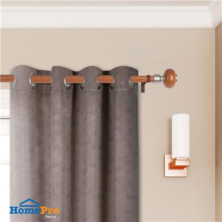 รางอะลูมิเนียม HOME LIVING STYLE MOON ยืดหด 185-350 ซม. สีน้ำตาล_2