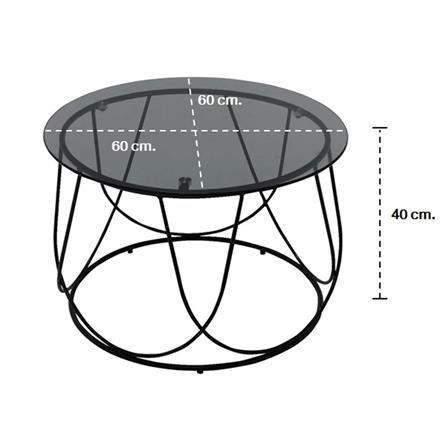 โต๊ะกลาง KONCEPT SCOTCH C60 สีดำ_2