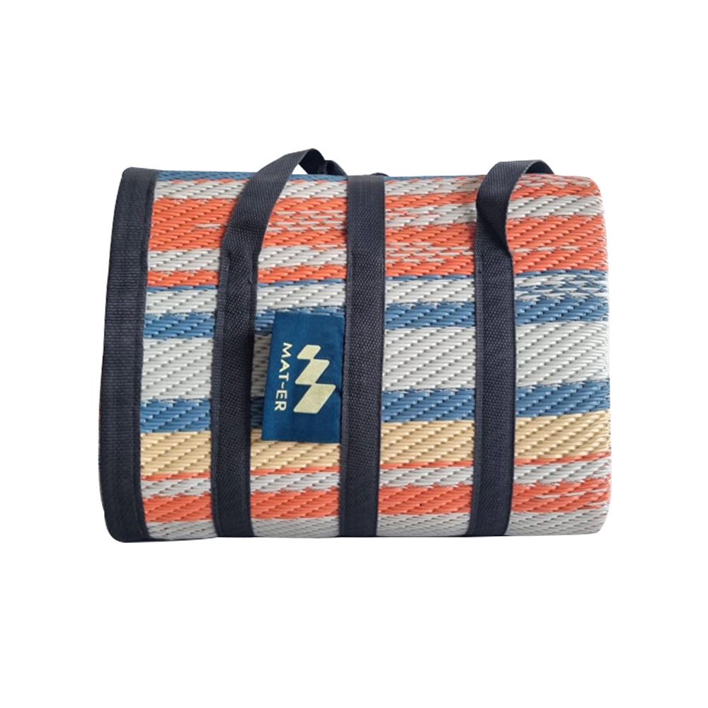 เสื่อพกพา MAT-ER BRIGHTEN 90X180 ซม. สีส้ม-ฟ้า-ครีม-ขาว