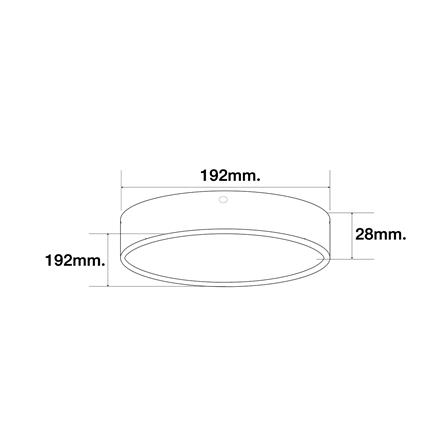 ดาวน์ไลท์ LED HI-TEK HFLEPS18WB 7.5 นิ้ว 18 วัตต์ WARM WHITE สีดำ_5