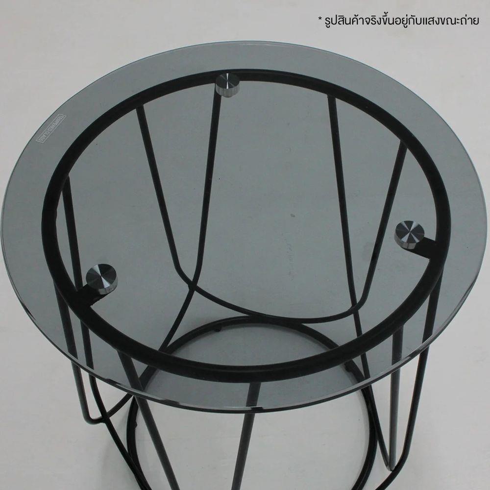 โต๊ะข้าง KONCEPT SCOTCH D40 สีดำ