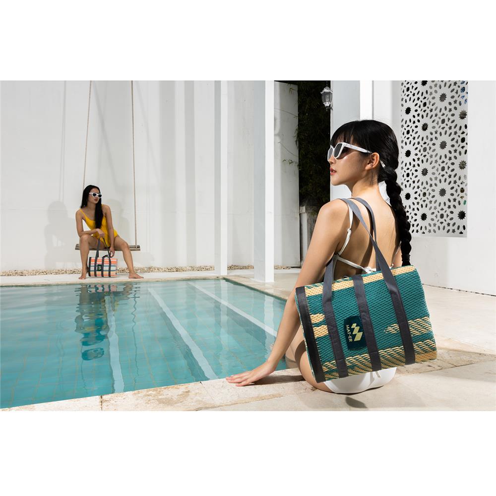 เสื่อพกพา MAT-ER BRIGHTEN 90X180 ซม. สีเหลือง-เขียว