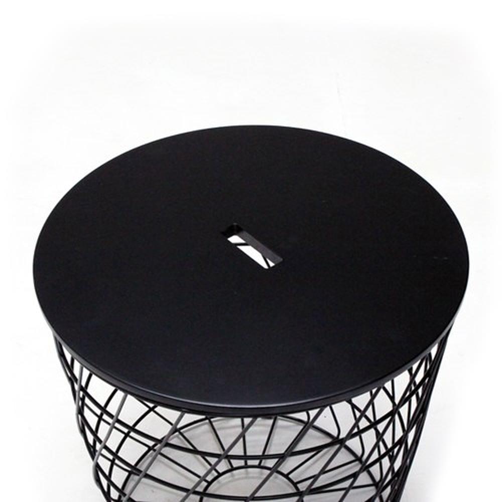 โต๊ะข้าง KONCEPT SAVOIR D40 สีดำ