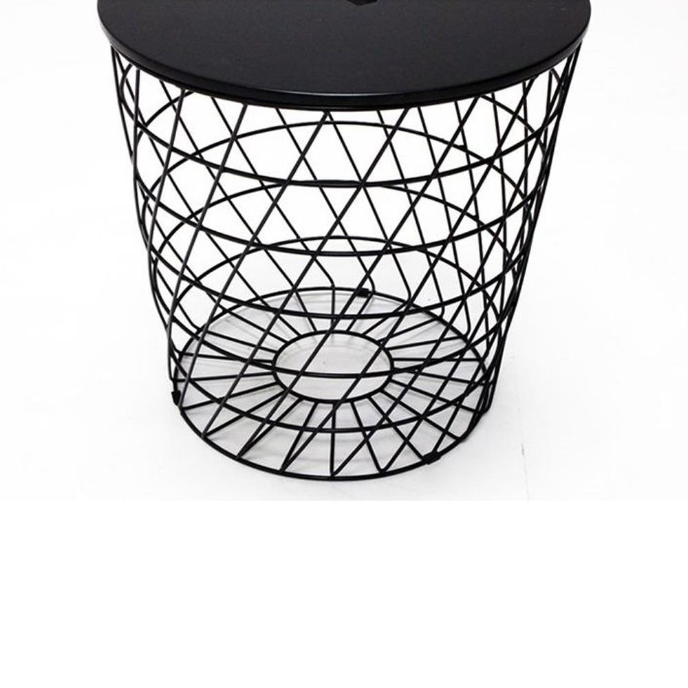 โต๊ะข้าง KONCEPT SAVOIR D40 สีดำ