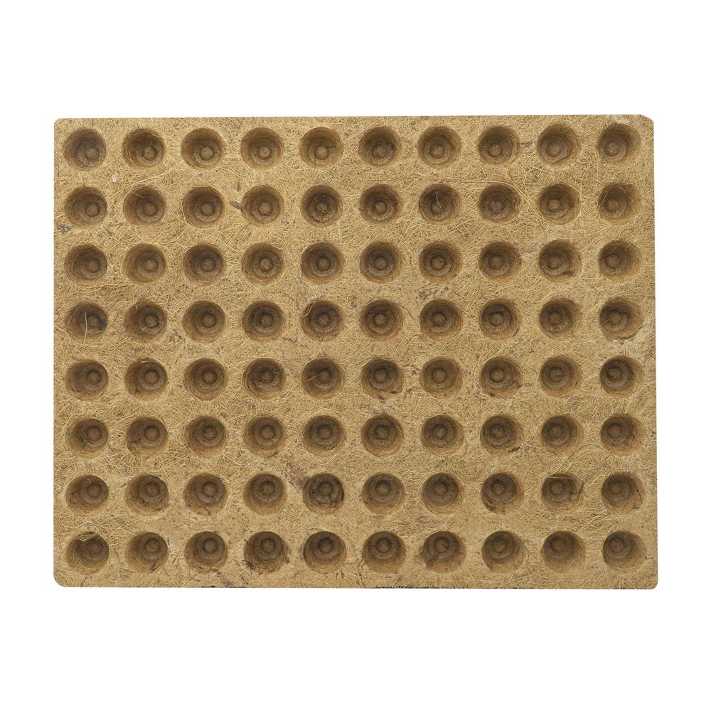 ถาดเพาะชำใยมะพร้าว SPRING 80 หลุม สีน้ำตาล