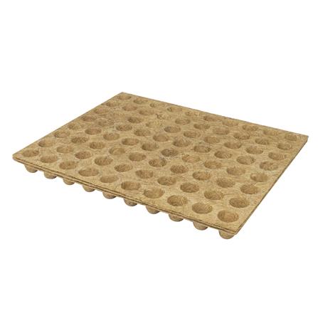 ถาดเพาะชำใยมะพร้าว SPRING 80 หลุม สีน้ำตาล