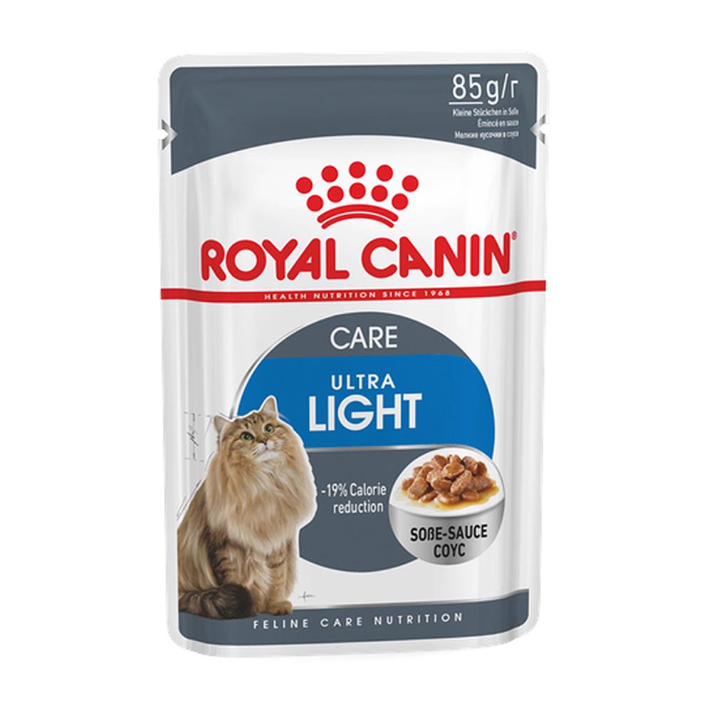 อาหารเปียกแมว ROYAL CANIN ULTRA LIGHT POUCH 85 ก.