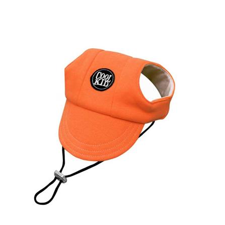 หมวกสัตว์เลี้ยง CLAWSET COOL KID ไซซ์ XL สีแซลมอน_0