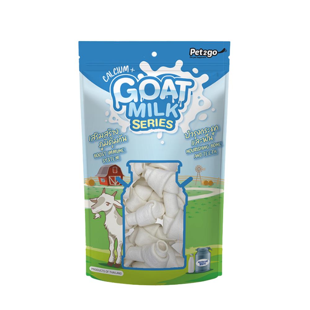 ขนมสุนัข PET2GO MILKY BONES นมแพะ 2.5 นิ้ว แพ็ก 5 ชิ้น