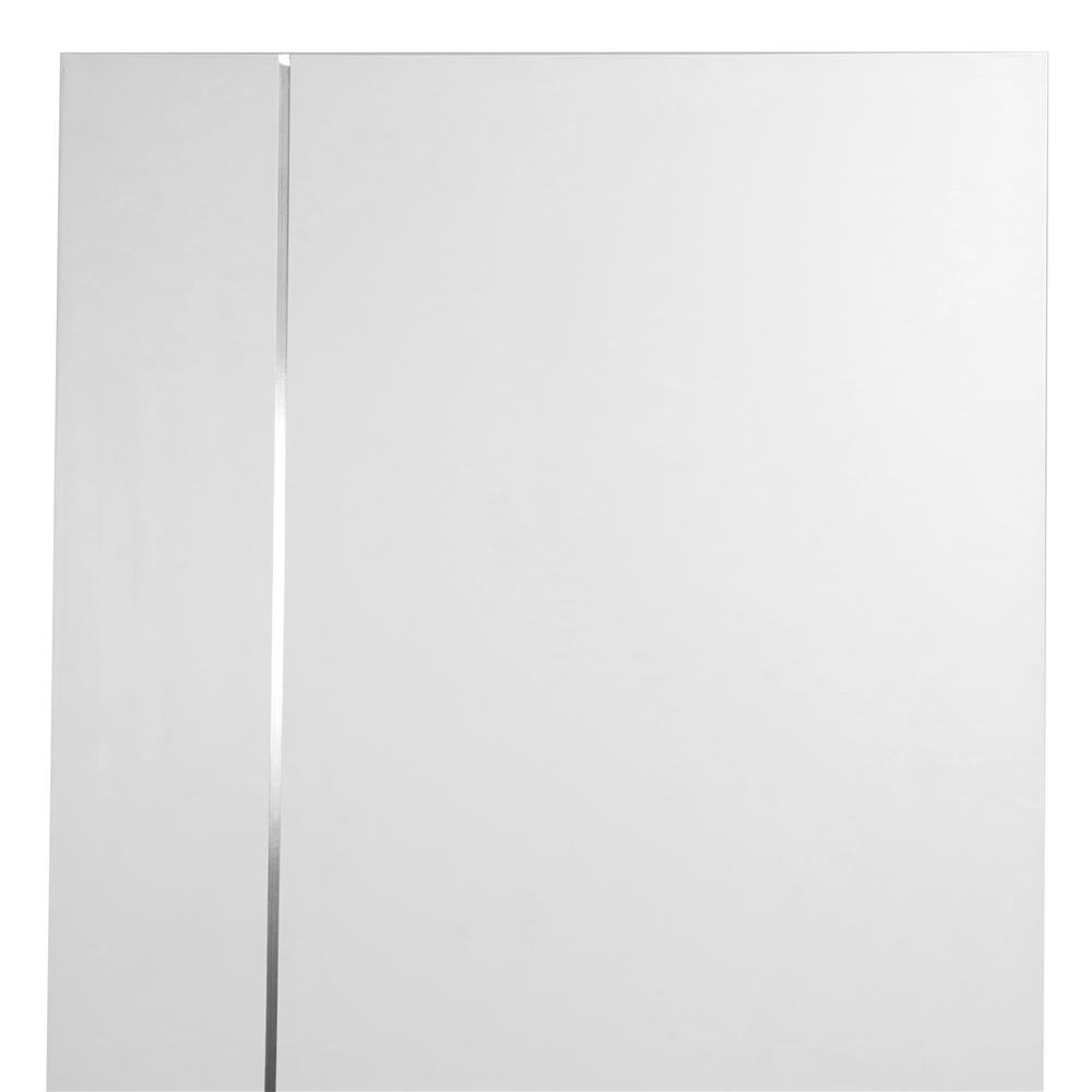 ประตูห้องน้ำ UPVC AZLE BN-01 เกล็ดล่าง 70X200 ซม. สีขาว เจาะลูกบิด