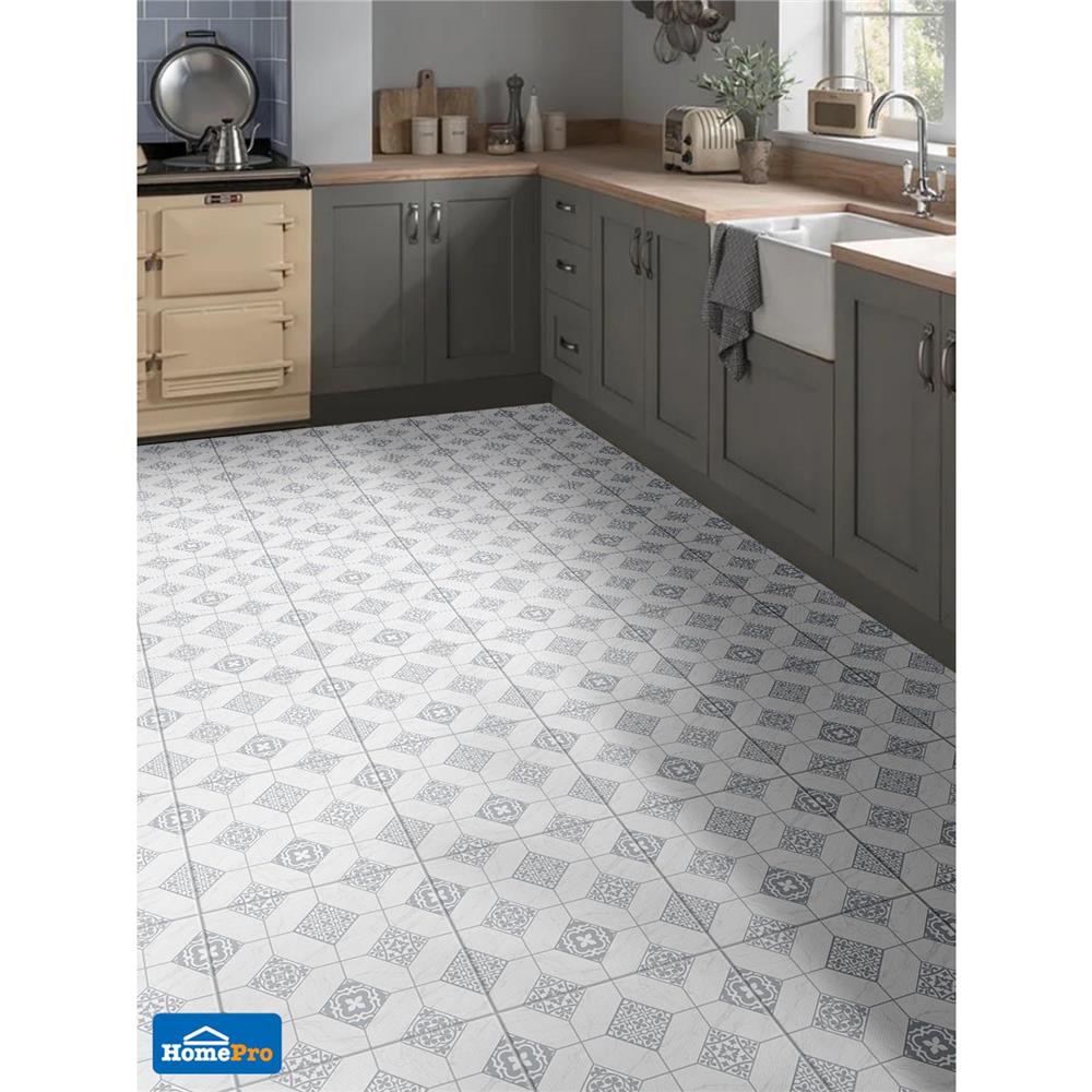 กระเบื้องพื้น 16x16 นิ้ว TARA เพียวริตี้ เทา PM 0.96 ตร.ม.