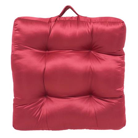 เบาะรองนั่ง HOME LIVING STYLE SATINY 22X22 นิ้ว สีแดง_0