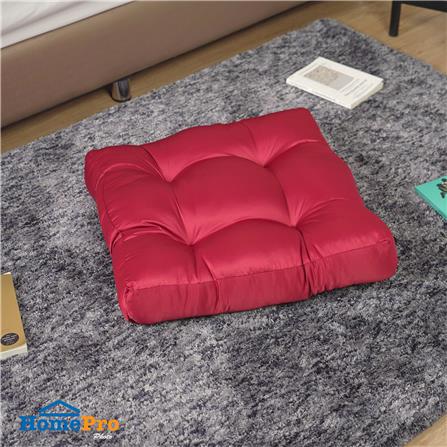 เบาะรองนั่ง HOME LIVING STYLE SATINY 22X22 นิ้ว สีแดง_5