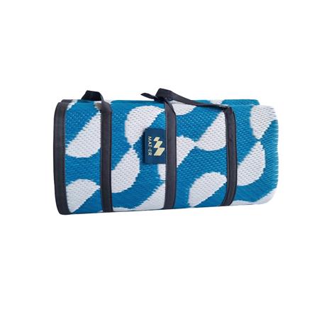 เสื่อพกพา MAT-ER TURQOUISE 150X200 ซม. สีขาว/ฟ้า_1