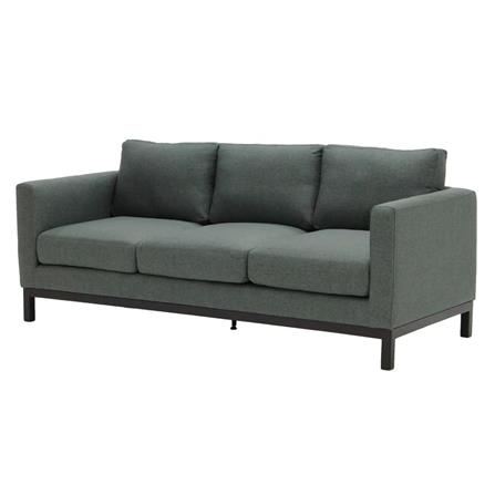 โซฟา 3 ที่นั่ง KONCEPT ROCCO สีเทาเข้ม