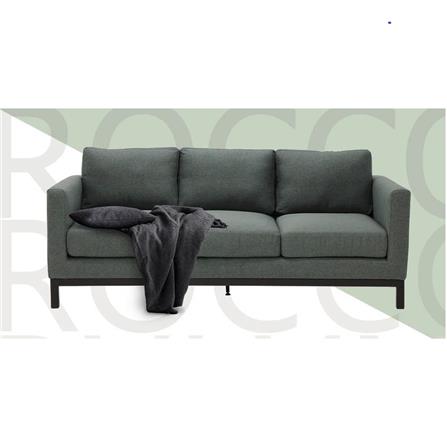 โซฟา 3 ที่นั่ง KONCEPT ROCCO สีเทาเข้ม_3