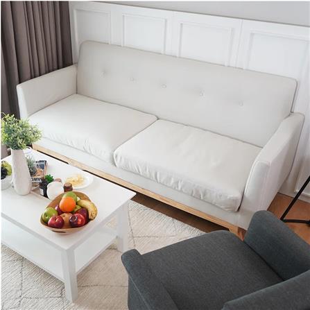 โซฟา 3 ที่นั่ง KONCEPT ROMY สีครีม_2