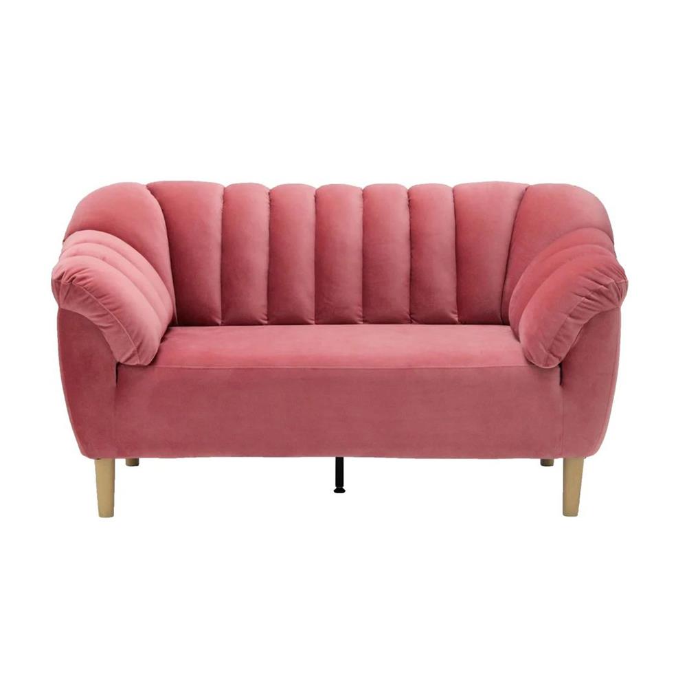 โซฟา 2 ที่นั่ง KONCEPT ROSEE สีชมพู