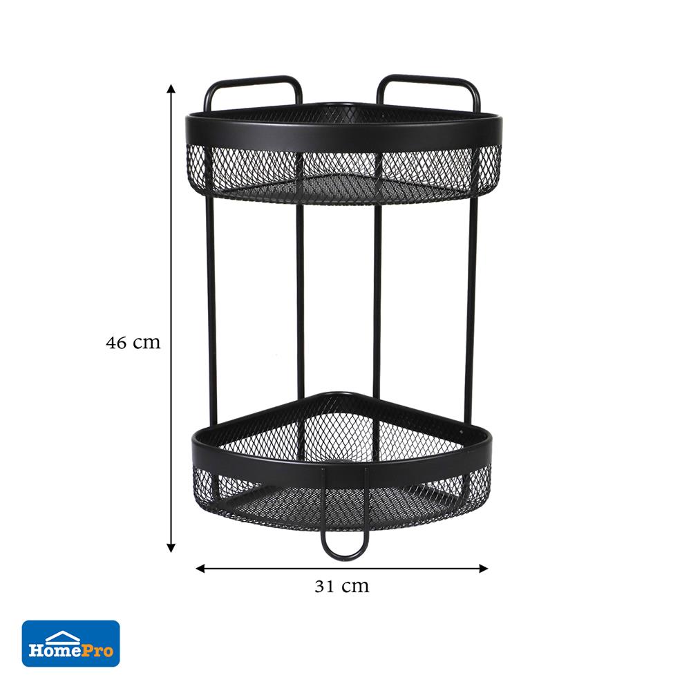 ชั้นวางของเข้ามุมตั้งพื้น 2 ชั้น MOYA KM077A