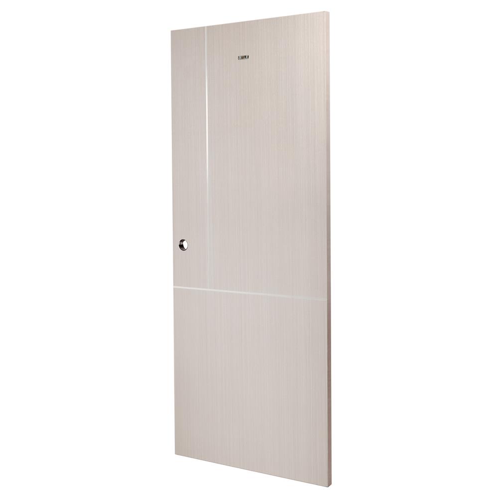 ประตูภายใน UPVC AZLE LT-11 80X200 ซม. สี ASH เจาะลูกบิด