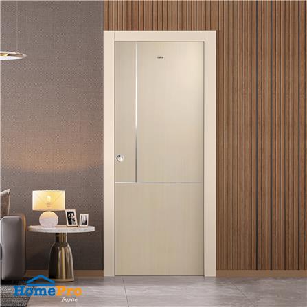 ประตูภายใน UPVC AZLE LT-11 80X200 ซม. สีบีช เจาะลูกบิด_4