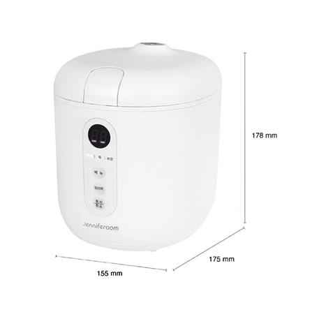 หม้อหุงข้าว DIGITAL JENNIFEROOM JRTH-R0810WH 0.8 ลิตร สีขาว_3