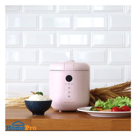 หม้อหุงข้าว DIGITAL JENNIFEROOM JRTH-R0810WH 0.8 ลิตร สีชมพู_2