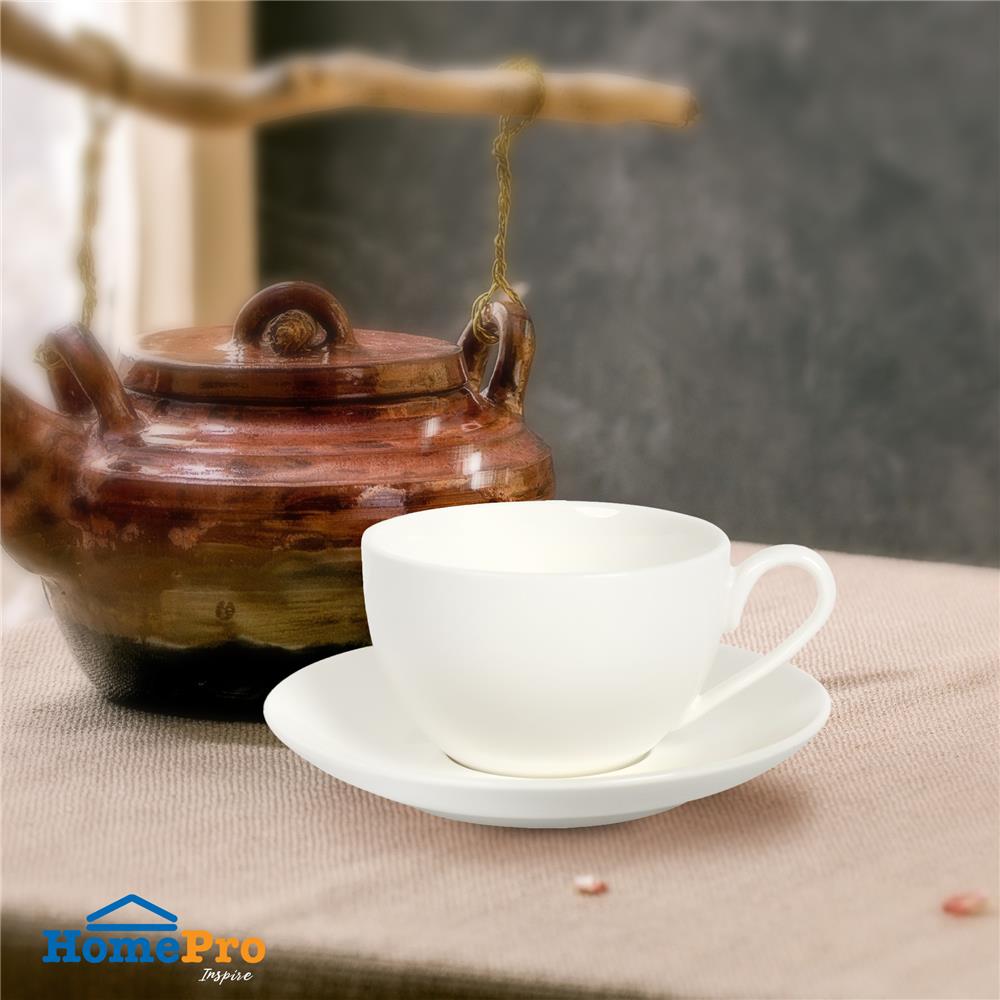 ชุดถ้วยกาแฟ PORCELAIN 150 มล. KECH SNOW