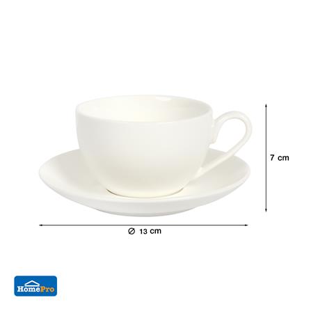 ชุดถ้วยกาแฟ PORCELAIN 150 มล. KECH SNOW_5