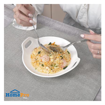 จาน 2 หู PORCELAIN KECH SNOW 8 นิ้ว_4