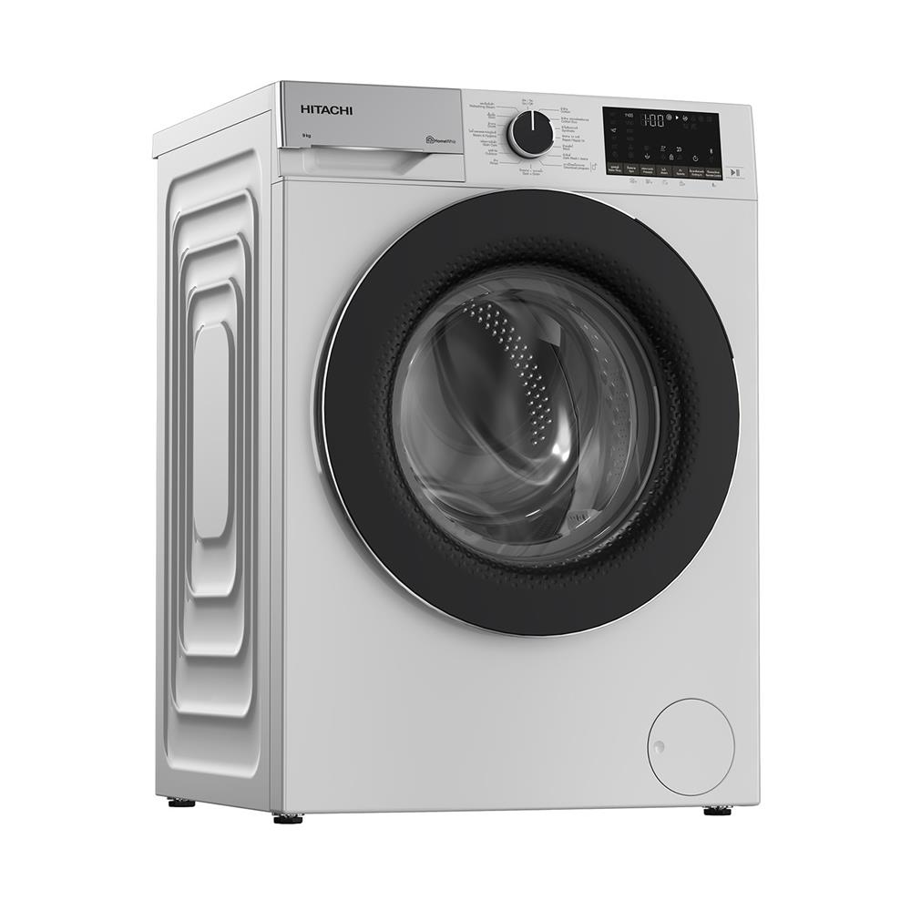 เครื่องซักผ้าฝาหน้า HITACHI BD90YFVE 9 กก. 1400RPM อินเวอร์เตอร์ สีขาว