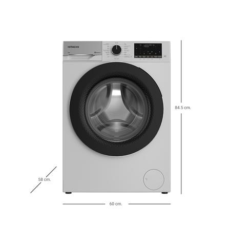 เครื่องซักผ้าฝาหน้า HITACHI BD90YFVE 9 กก. 1400RPM อินเวอร์เตอร์ สีขาว_5