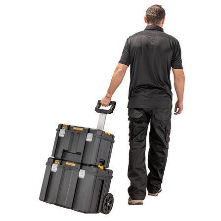 กล่องเครื่องมือล้อลาก DEWALT TSTAK DWST83347-1 20 นิ้ว สีดำ_4