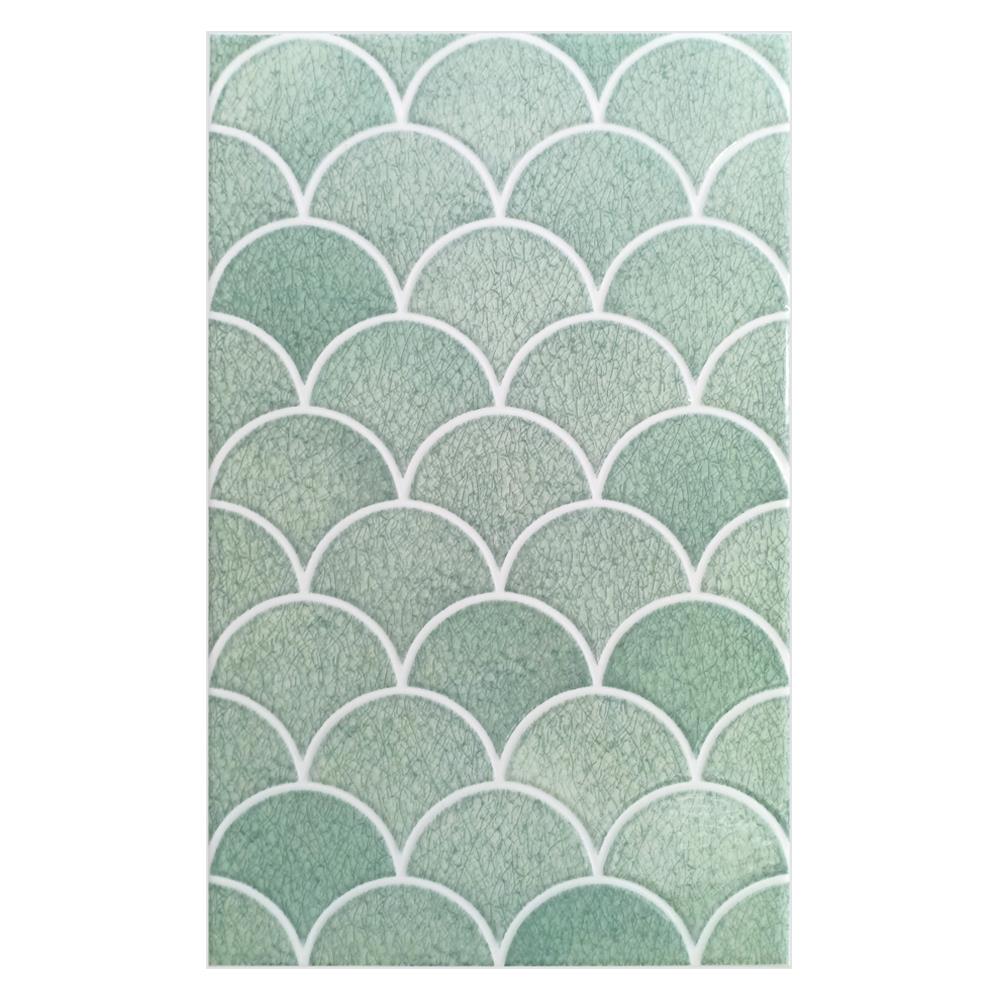 กระเบื้องผนัง 10x16 นิ้ว ARTE เกล็ดศิลา เขียวอ่อน 0.4 ตร.ม.