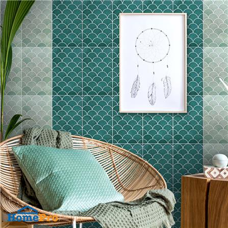 กระเบื้องผนัง 10x16 นิ้ว ARTE เกล็ดศิลา เขียวอ่อน 0.4 ตร.ม._4