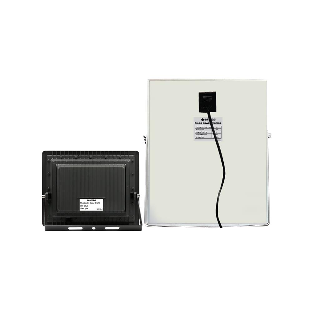 ไฟสปอตไลท์ SOLAR NAGAS BRIGHT 300 วัตต์ DAYLIGHT สีเทา