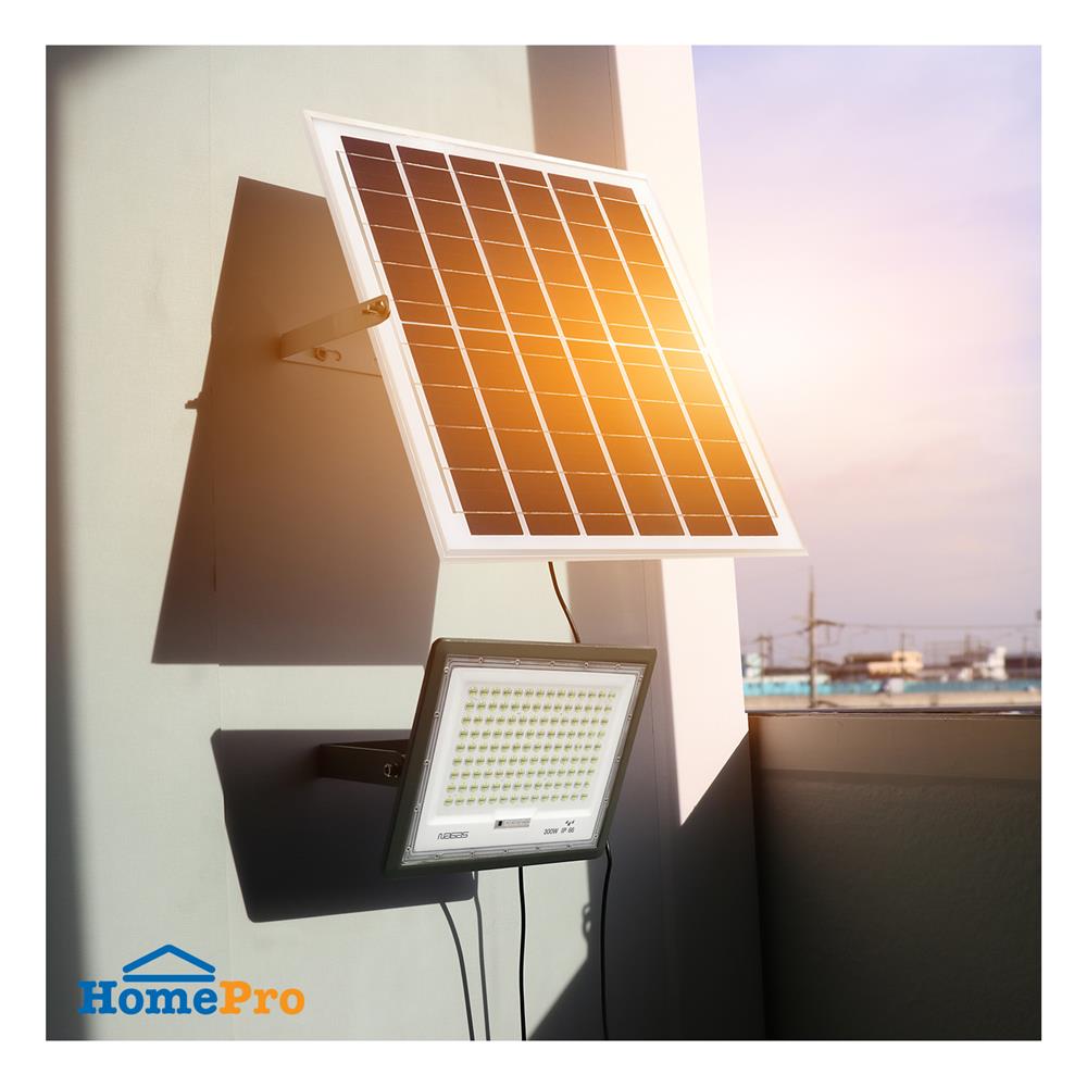 ไฟสปอตไลท์ SOLAR NAGAS BRIGHT 300 วัตต์ DAYLIGHT สีเทา