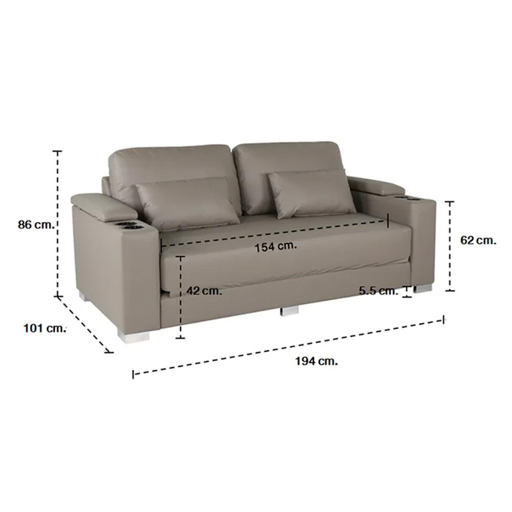 โซฟาเบด KONCEPT TUXIDO สีเทา