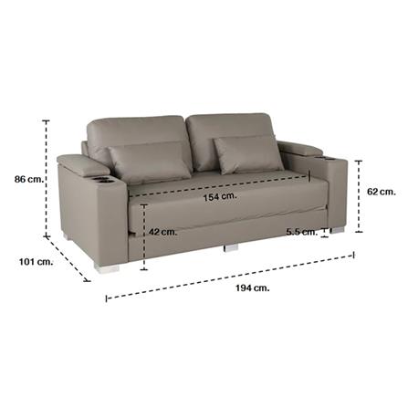 โซฟาเบด KONCEPT TUXIDO สีเทา_6