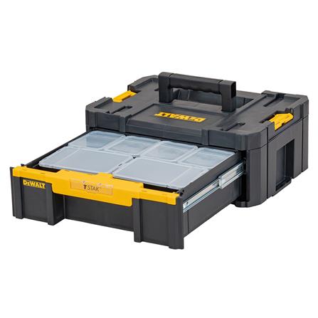 กล่องเครื่องมือแบบลิ้นชัก DEWALT TSTAK DWST1-70705 20 นิ้ว สีเหลือง-ดำ_1