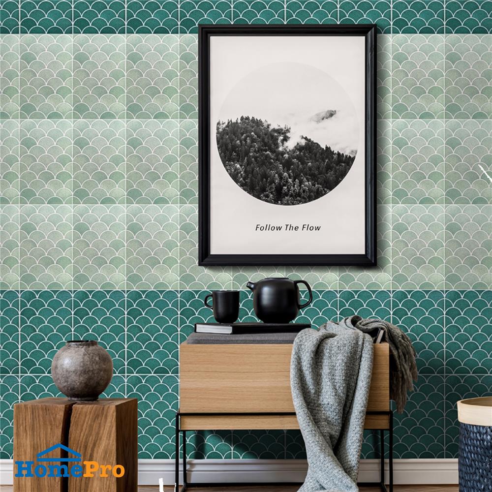 กระเบื้องผนัง 10x16 นิ้ว ARTE เกล็ดศิลา เขียว 0.42 ตร.ม.