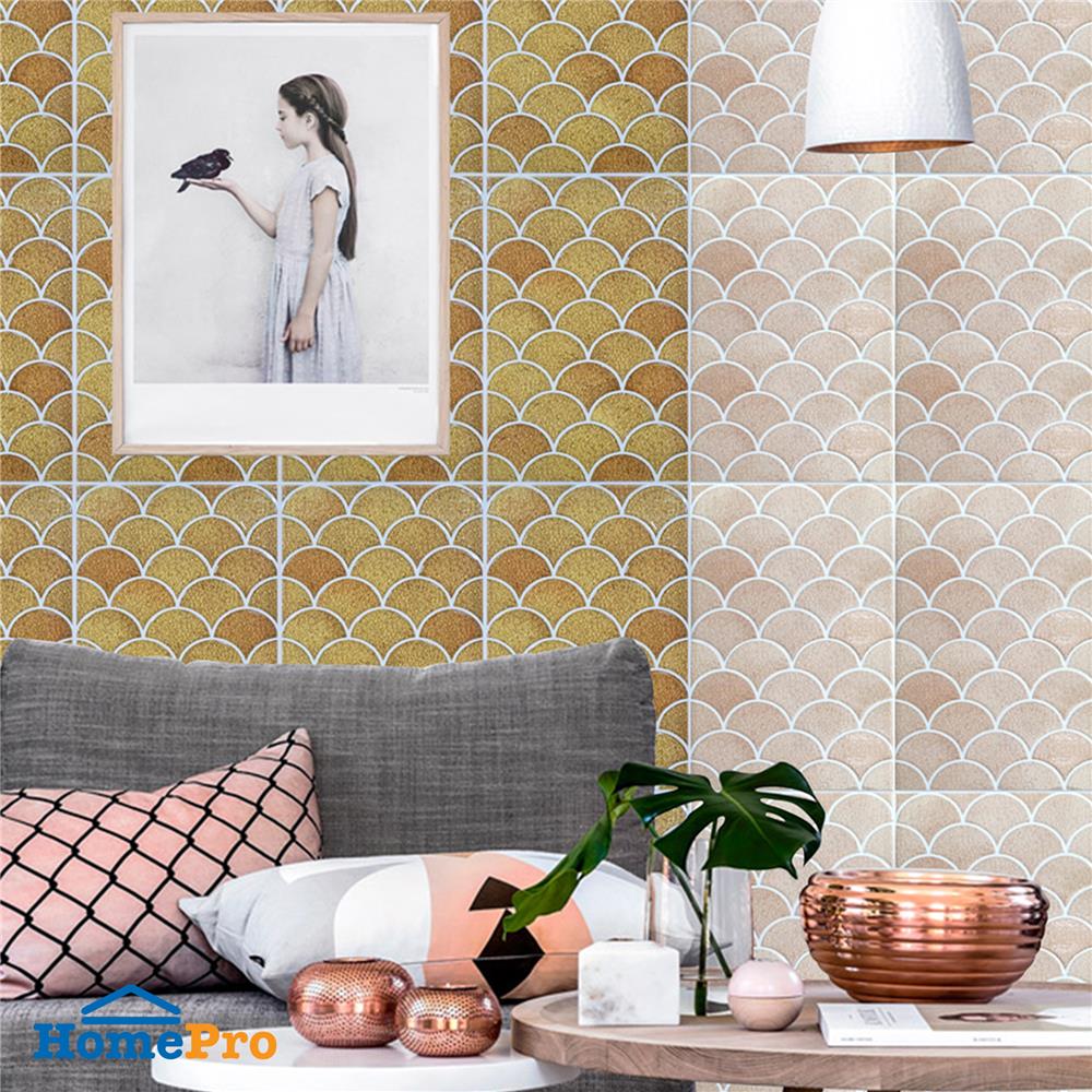 กระเบื้องผนัง 10x16 นิ้ว ARTE เกล็ดศิลา น้ำตาล 0.4 ตร.ม.